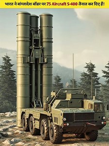 भारत ने बांग्लादेश बॉडर पर 75 Aircraft S-400 तैनात कर दिए हैं!