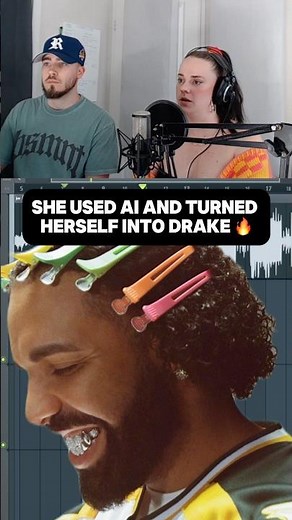 This girl changed her voice to Ai DRAKE 🔥🔥