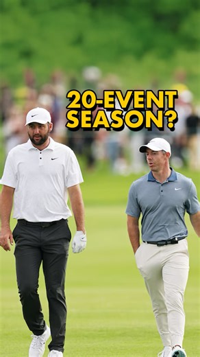 the smylie show on Instagram: "How many times do you think @scottie.scheffler & @rorymcilroy win in a 20-event @pgatour season? Here’s Steve Sands on why that could pose a star-making problem, in comparison to other major sports. #smylie #thesmylieshow #golf #pgatour"