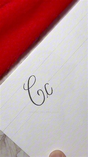 How to write Letter Cc in Cursive #shorts #calligraphy #art #writing #mhenryoilagan