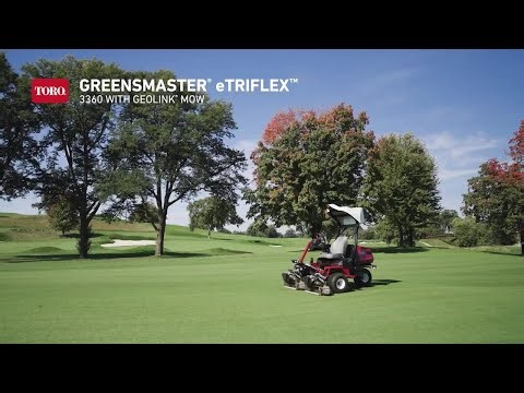 Greensmaster® eTriFlex™ 3360 with GeoLink® Mow Overview