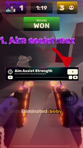 2 mobile settings to make you a pro immediately! #roblox #robloxrivals #robloxshorts #rblx #mobile