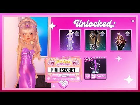 REAL NEW CODE Summer Update PT 2: FREE Secret Walk & Idle, Boat Meter & Etc DTI Dress to Impress