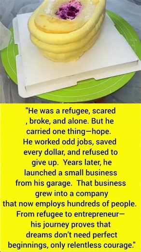 "From Refugee to Entrepreneur: A Journey of Courage"#shortvideo #shorts #viralvideo #motivation