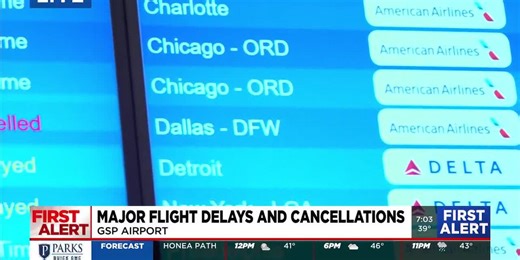Flight tracker: Major flight delays and cancellations across the nation