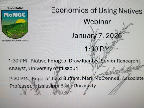 Economics of Using Natives for Forage or Edge-of-Field Buffers