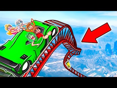 ROLLERCOASTER RACE In GTA 5...
