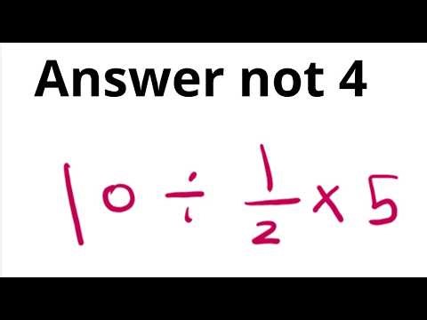 Test Your Brain with This Tricky Math Problem! | Answer is not 4