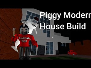 Building a Modern House in piggy! | ROBLOX Piggy Build Mode