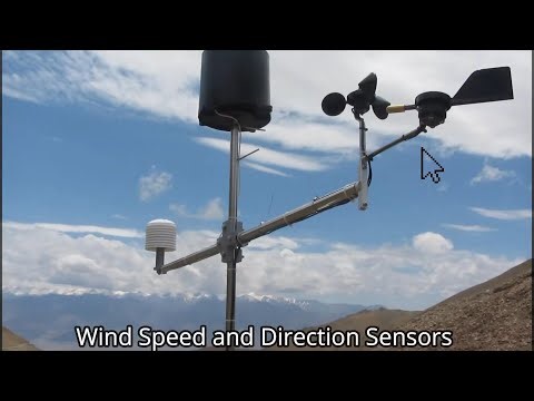 Automatic weather station near LEH