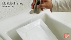 MOEN Arbor Spot Resist Stainless 15.5 in. H Touchless Pull Down Sprayer Kitchen Faucet with 360 Degree Spout Swivel 7594EWSRS