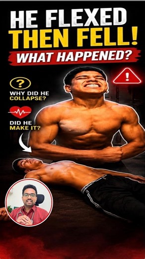 He Flexed… Then Suddenly Collapsed 😨 What Happened? | Doctor Explains