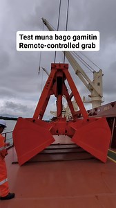 5.5K views · 42 reactions | Another day, another operation. Pero safety muna lagi.  Remote-controlled grab test done. Hindi lang basta pindot—dapat sigurado. ✅ #MarineEngineer #OnBoardLife #seamanslifeonboard #seaman #viralreelschallenge2024viralreelschallenge #viralchallenge #viralvideochallenge | Mhark Christian Cenaon | Facebook