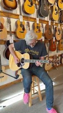 #guitaroftheday is a brand new Martin J-40. Big body, big sound, and what a stunner! #acousticguitar