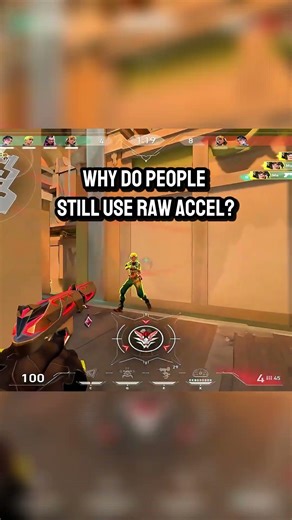 raw accel is holding you back… 💀