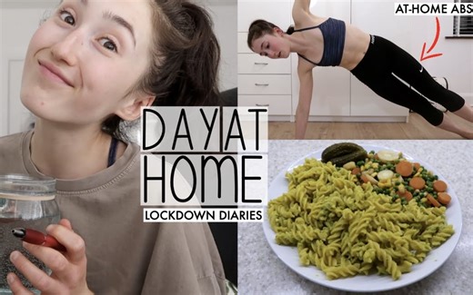 【中字vlog】看看Holly 生活中充实的一天吧（在家不要颓废哦）