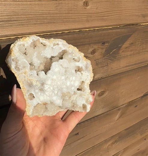 Quartz Geode - Cut Crystal Geode - Etsy