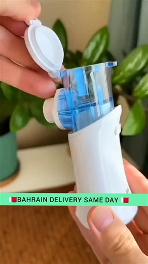 𝗠𝗘𝗦𝗛 𝗡𝗘𝗕𝗨𝗟𝗜𝗭𝗘𝗥 | جهاز البخار المحمول Feeling hard to breathe or suffering from cough? 😮‍💨 تعاني من ضيق التنفس أو الكحة المستمرة؟ Now get instant relief anytime, anywhere with our Mesh Nebulizer 💨 ✅ 2800 micro holes for ultra fine mist – يصل الرذاذ مباشرة إلى الرئتين ✅ Two modes: Strong for adults 💪 / Soft for kids 👶 ✅ هادئ جداً – مثالي للاستخدام الليلي 🌙 ✅ Self-cleaning mode – تنظيف ذاتي لتجنب الانسداد ✅ Portable & USB rechargeable – سهل الحمل والاستخدام في أي مكان 🚚 Same Day
