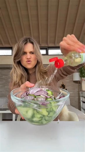 Making Hungarian cucumber salad IB: @Vanessa Knight | Anna Antonje