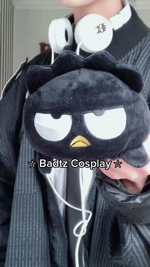 My bird keeps trying to fly into the washing machine #badtzmaru #sanrio #badtzmarucosplay #sanriocosplay #hellokitty #anime #fyp