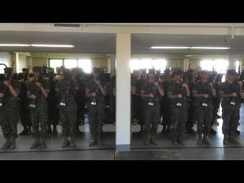 Sgt Martinez (EDI) Inspection Arms, Platoon 2025 (2014) USMC, Golf Co. 2nd Bn, Parris Island