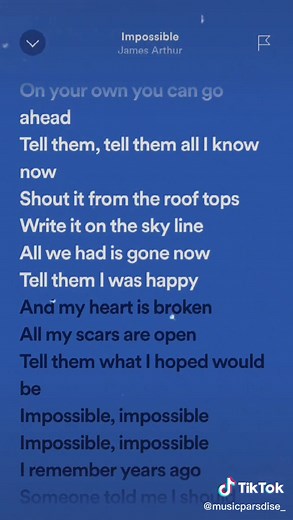 Impossible by James Arthur | Lyrics Video