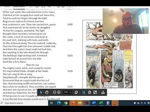 Beowulf Part 6: Beowulf vs Grendel's Mom (Read Aloud w/ Analysis)