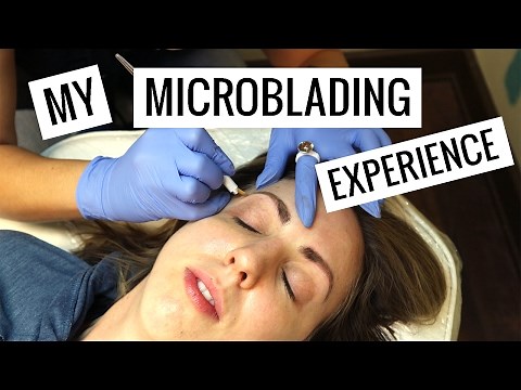 Microblading Eyebrows Before and After: the entire procedure + pics!