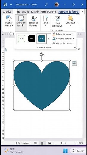 Learn how to place an image inside a shape in Microsoft Word. #word #tutorial #wordtricks