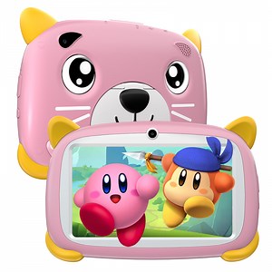 DOOGEE U7 Kids Tablet, 7 inch Android Tablet for Kids, 4+32GB ROM Toddlers Pad, 3400mAh Battery, Parental Control, Dual Camera, Shockproof Case, Educational, Games Bluetooth/WiFi (Pink) - Walmart.com