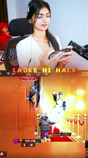 FREEFIRE ESPORTS GROWTH 😱 GIRL ESP PLAYER USING PANEL 🤡 #freefire #esports