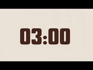 🕒3 Minute Countdown Timer No Music⏱️ | Time's Ticking! Hurry Up! ⏳Timer Galaxy