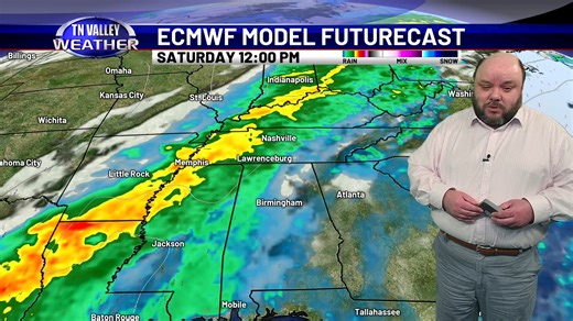 Fred Gossage is in the Tennessee Valley Weather Center on this Tuesday evening with your latest local forecast. This weather update is brought to you by Maury Regional Health. #tnvalleyweather #weather #tnwx #alwx #mswx | Tennessee Valley Weather