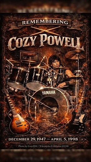 “Cozy Powell — The Drummer Who Changed Rock Forever” #rainbow #cozypowell #drummer #musichistory
