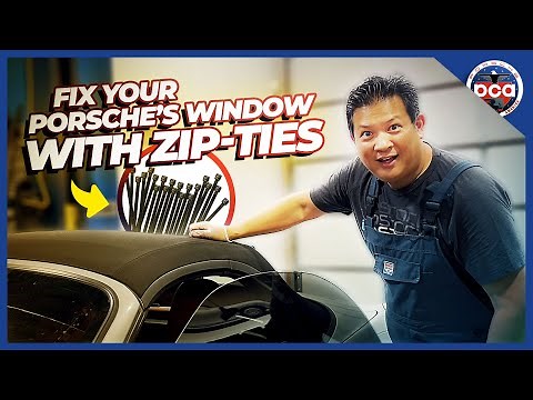 Open the door and your window won't drop? Here's a temporary fix for your Porsche 986 or 996