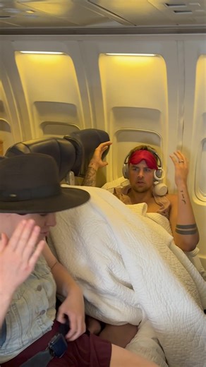 Rude passengers get instant karma! 😱 Who was right? Selfish passenger occupies multiple seats in an attempt to be comfortable and argues with woman who wants to sit in an aisle seat. Who was in the wrong? #airplane #karen #viralvideo #fypシ #fblifestyle | Jamie and Blake