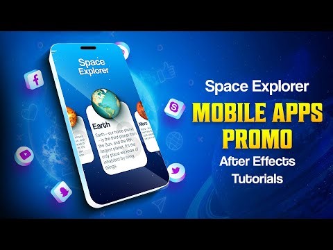 Adobe After Effects UI Animation & Mobile App Promo Video Tutorial | Motion Graphics tutorials