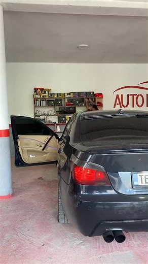 Stunning Black BMW E60 Showcase with Elegant Interior