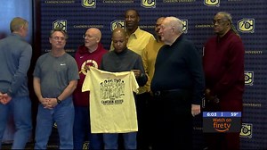 Cameron Men’s Basketball team from 1980 celebrate reunion