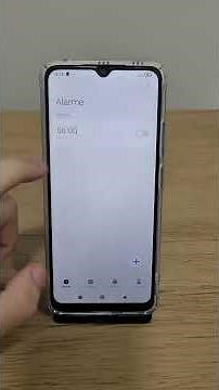How to set or remove an alarm on Redmi 12 and 12C - Step by step