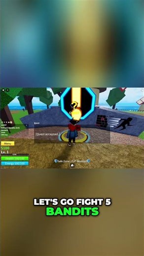 Playing Blox Fruits for the first time