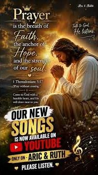 NEW Christian Prayer Songs 2026 | Powerful Worship Music | Available Now on YouTube | ARIC & RUTH