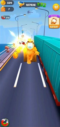 Garfield Rush best gameplay #shorts
