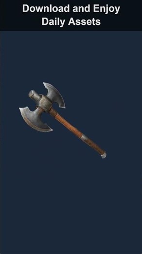 Dwarven Axe #DailyAssets