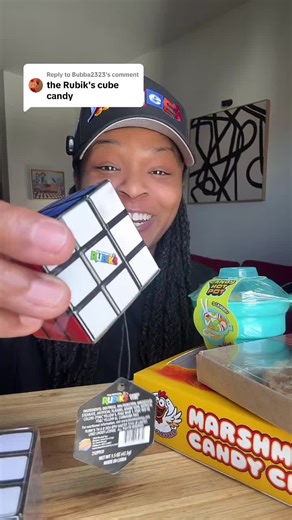Trying Rubik's Cube Candy from Vat 19