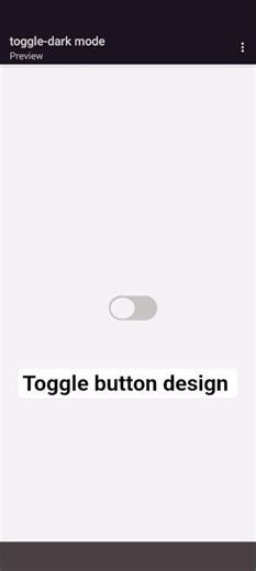Toggle button using HTML, CSS #togglebutton #cssdesign #cssanimation