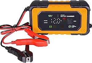 Mighty Max Battery 12V 7Amp Battery Smart Charger Maintainer for 12V Solar Booster PAC ES500