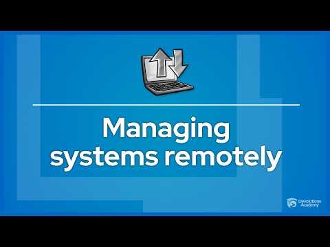 Managing systems remotely