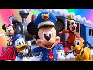 🐭🎵 Mickey Mouse Train Song & Story | Mickey Magic Cartoons