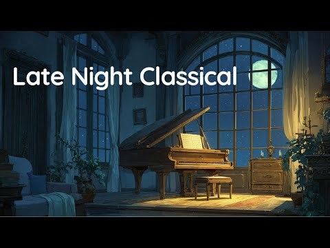 Late Night Classical Music🌙Quiet Piano for Sleep & Deep Relaxation (1 Hour)